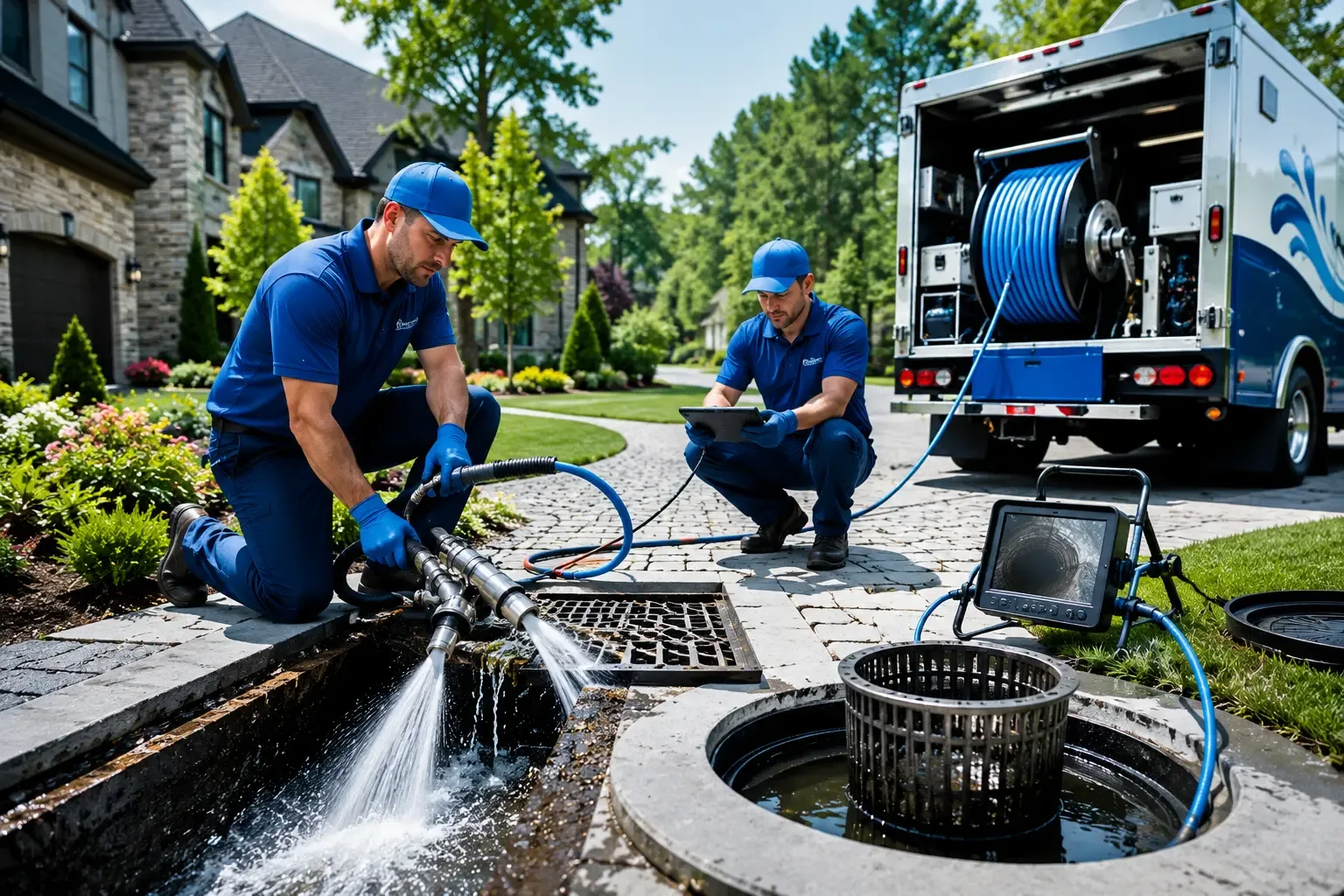Local outdoor drain cleaning professionals in Climbing Hill, IA